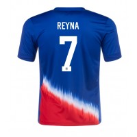 Maglia Calcio Stati Uniti Giovanni Reyna #7 Seconda Divisa Copa America 2024 Manica Corta